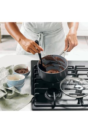 Greenpan 26 cm Evrensel Temperli Cam Kapak | Paslanmaz Çelik Sap | 220°C Fırın Uyumlu