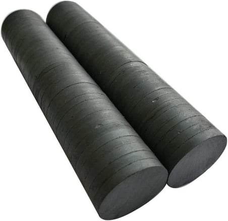 Dünya Magnet 50 Adet 20X3 Büyük Yuvarlak Ferrit Mıknatıs -Kokulu Taş-Nişan Süsleme Mıknatısı(50'Li Paket)