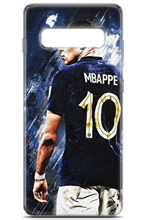 Samsung Galaxy S10 Plus uyumlu Futbol 7 UV Lans Kylian Mbappe