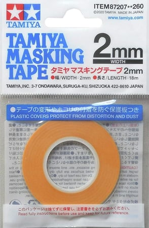 87207 300087207 Maskeleme Bandı 2 mm/18 m, Model Yapımı, Aksesuar