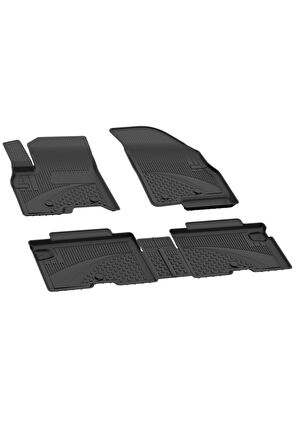 Sahler Chery Tiggo 8 Pro / Max 2022+ Uyumlu 4.5D Premium Havuzlu Paspas ve Liner Marka 3D Bagaj Havuzu