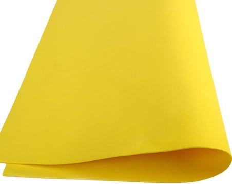 El işi için A kalite pürüzsüz 50x70 cm EVA (Sarı)