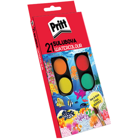 Pritt Sulu Boya Büyük Boy 21 Renk 1671703