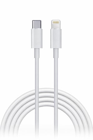 İPhone Uyumlu USB-C to Lightning Şarj ve Data Kablosu, Beyaz 3M