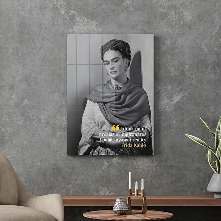 Decovetro Cam Tablo Frida Kahlo