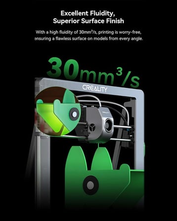 Creality Ender Fast PLA Filament 1,75mm, 3D Yazıcı Filamenti 300mm/s'ye kadar Yüksek Hız, Geri Dönüştürülebilir Karton Makara, Çoğu FDM 3D Yazıcıya Uygun - 1kg (2,2lb) Turuncu