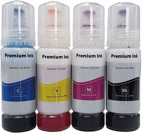 Epson ile uyumlu 103 Ecotank L3151 Uyumlu 4 Renk İthal Muadil Mürekkep Seti