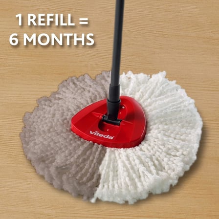 Turbo Classic mop yedek başlık, mikrofiber, beyaz, 2 adet
