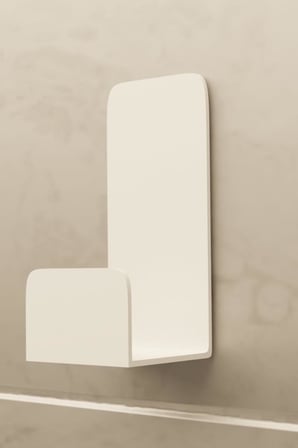Yapışkanlı Beyaz Askılık Kapı Arkası Bornoz Askılığı Yapışkanlı Mutfak Banyo Askılığı Havlu, Elbise Askılığı 5'li set 3M Yapışkanlı Tasarım MT78B