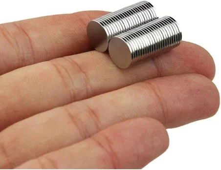 Dünya Magnet Yuvarlak Neodyum Mıknatıs (10 Mm X 1 Mm), Güçlü Magnet, 10 Adet