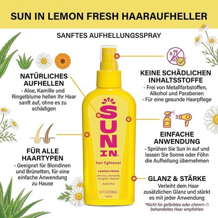 Lemon Fresh Saç Rengi Açıcı Sprey 138ML