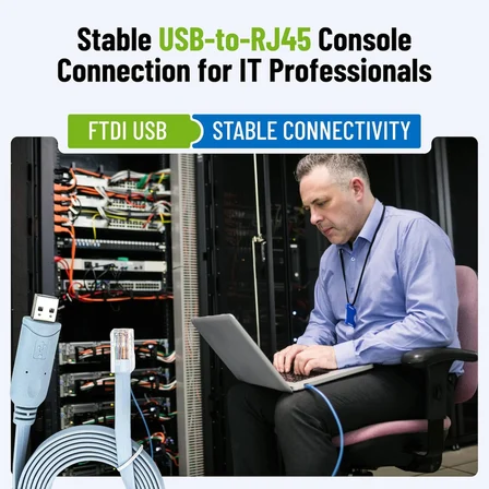 A-5238A Usb Cisco Konsol Consol Rj45 CH340 Kablosu - 1.8 M