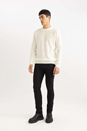 DeFacto Dar Paça Gabardin Chino Kanvas Pantolon B2089AX24SPBK81