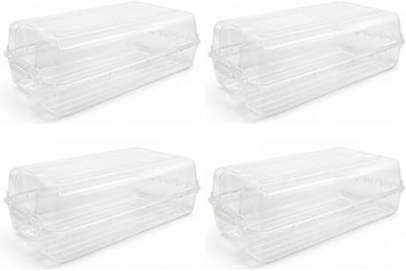 Kadın Set Şeffaf Ayakkabı Saklama Kutusu Taşıma Saklama Kabı Organizer İstiflenebilir Plastik Ayakkabılık (4)