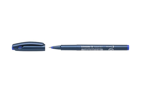 kalem Topball 857, sağlam metal sivri uçlu, 0,6 mm Mavi