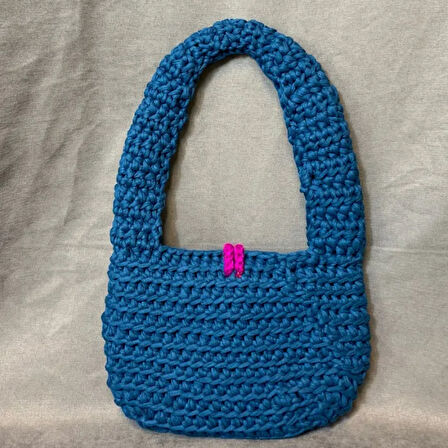 Uretti - Saime 7243 El Yapımı Örgü Omuz Çantası