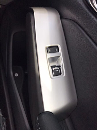 Honda 2022 Civic Cam Düğme Kaplama - Silver