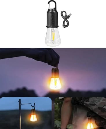 Kyrotech Şarjlı Kamp Lambası, 3 Modlu, Flash Özellikli, Type-c Şarj Kablolu, Kamp, avcılık, Balıkçılık, Garaj, Güverte, Doğa Yürüyüşü, Arama Kurtarma, Doğal Afet, Deprem, Acil Durum Lambası