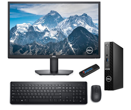 Dell Pc Optıplex 7020MFF Intel Core I5-14500T 96GB Ddr5 512GB SSD WINDOWS11HOME 23.8" Fullhd Mon. Masaüstü Bilgisayar BN007O7020MFF57+ZETTAUSBBELLEK
