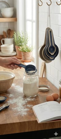 Çoklu Ölçü Kaşığı Seti 6'lı – Renkli, Plastik, ml ve Tbsp/tsp Ölçüleriyle – Mutfak için Pratik Pişirme ve Tarif Yardımcısı (lacivert-beyaz)