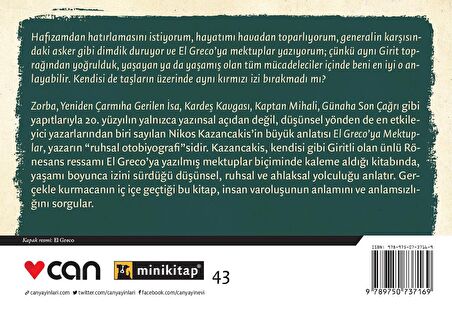 El Greco'ya Mektuplar (Mini Kitap)