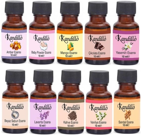 Dünya Magnet Mum Esansı 10'Lu Set Aromatik Çamaşır Kurutma Topu Buhurdanlık Kokusu Kokulu Mum Yapım Malzemeleri