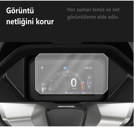 Honda Pcx 125 Dx ile uyumlu 2025 Model Dijital Gösterge Parlak 9H Nano Ekran Koruyucu