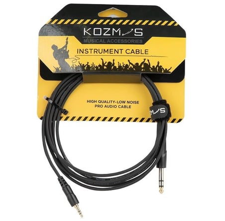 KOZMOS KCL-231-3M 3.5 mm 1-4 TRS (E) Stereo 3 Mt Kablo