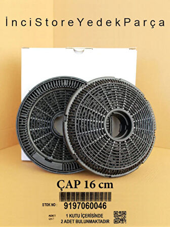 Bde 9060 Davlumbaz Yeni Nesil Karbon Filtre 9197060046