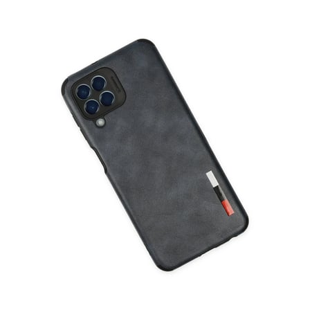 Samsung Galaxy M33 Kılıf Loop Deri Silikon - Lacivert