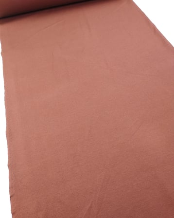 Tatlı Koyu Kahve Renkte Kaşkorse Ribana Kumaş Manşetlik & Yakalık En: 110cm