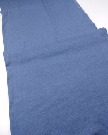 Koyu Mavi Renkte Kaşkorse Ribana Kumaş Manşetlik & Yakalık En: 110cm