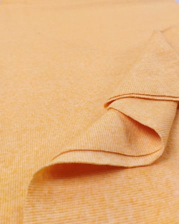 Sarı Renkte Kaşkorse Ribana Kumaş Manşetlik & Yakalık En: 90cm