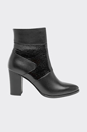 Hakiki Deri Rugan Desenli Kadın Bot