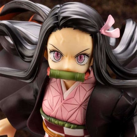 Demon Slayer Kimetsu No Yaiba Nezuko Kamado Fighting Version Aksiyon Figürü 17 cm