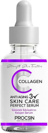 Anti-Aging Kolajen Serum, Kırışıklık Karşıtı &amp; Gözenek Sıkılaştırıcı, Yaşlanma Karşıtı &amp; Cilt Yenileyici, Günlük Bakım, 20 ML