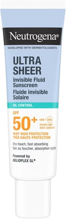 Neutrogena Ultra Sheer Oil Control Fluid SPF50+ Yüz Güneş Koruyucu 50 ml