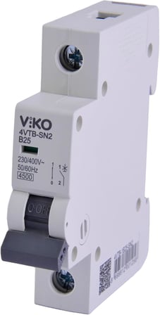 4VTB-1B25 Otomatik Sigorta 4,5kA B Tipi 1 Kutup 25A