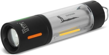 WATTON WT-736 LED Şarjlı Kamp Lambası, Ortam ve Odak Aydınlatma, Kamp Avcılık Acil Durum El Feneri