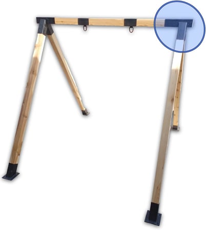 Salıncak montaj Aparatı 8x8cm Demir Bağlantı Hamak Tahterevalli Beşik kit Bahçe Teras Oyun parkı pergola Çardak
