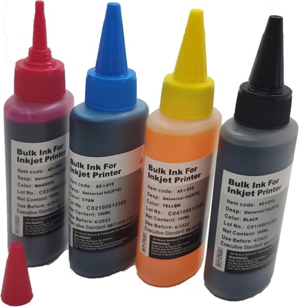 For Canon G3411 Kartuş Dolum Mürekkebi Takım 4x100ML 4 Renk Set Mürekkep Muadil