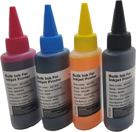 For Canon G3411 Kartuş Dolum Mürekkebi Takım 4x100ML 4 Renk Set Mürekkep Muadil
