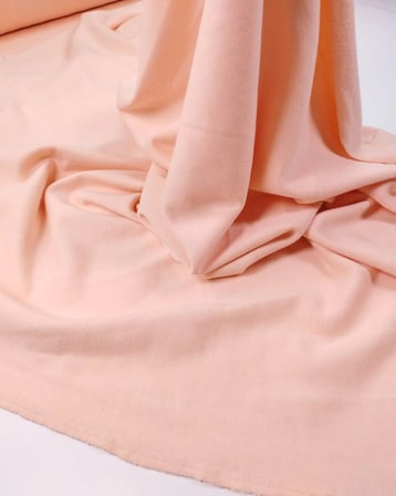 Somon Renkte Hafif Şardonlu İki İp Penye Kumaş Eşofmanlık & Sweatshirtlük En: 185cm