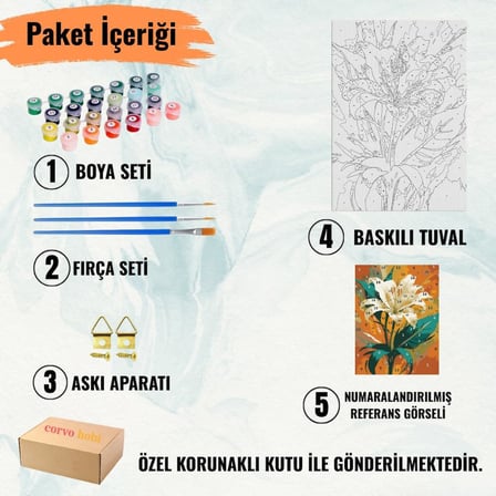 Sayılarla Boyama Tuval Hobi Seti, JAPON KEDİ Temalı Fırça ve Boya Dahil Set (Çıtalı) 40x50 CM, Kendin Yap Sayılarla Tuval Boya Kiti (KASNAKLI)