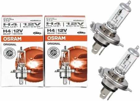 12v H4 Far Ampulü 2 Adet 64193 2x