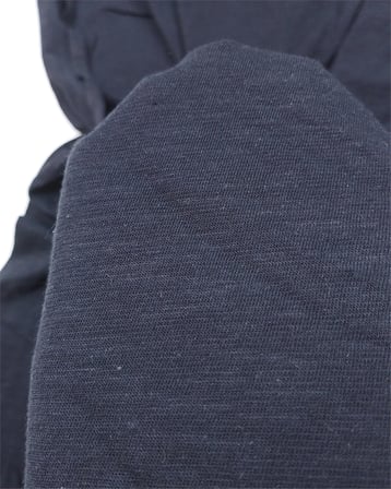 Antrasit Siyah Renkte Flamlı Süprem Penye Pamuk Pamuk Dokuda Kumaş Tişörtlük & Elbiselik En: 180cm
