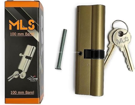 MLS Barel Kilit, PVC, Pimapen, Kapı Kilit Göbeği, Yedek Anahtarlı, Euro Profil Silindir, Topuzsuz Çift Taraflı Kullanım, Dayanıklı Gövde, Sessiz Mekanizma, Kolay Montaj (104 mm)