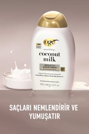 Coconut Milk Besleyici Sülfatsız Saç Bakım Kremi 385 ml