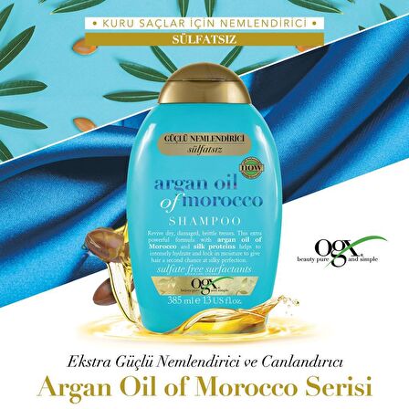 Ogx Ekstra Güçlü Nemlendirici ve Canlandırıcı Argan Oil Of Morocco Şampuan 385 Ml