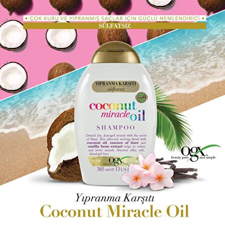 Ogx Coconut Miracle Oil Şampuan 385 Ml